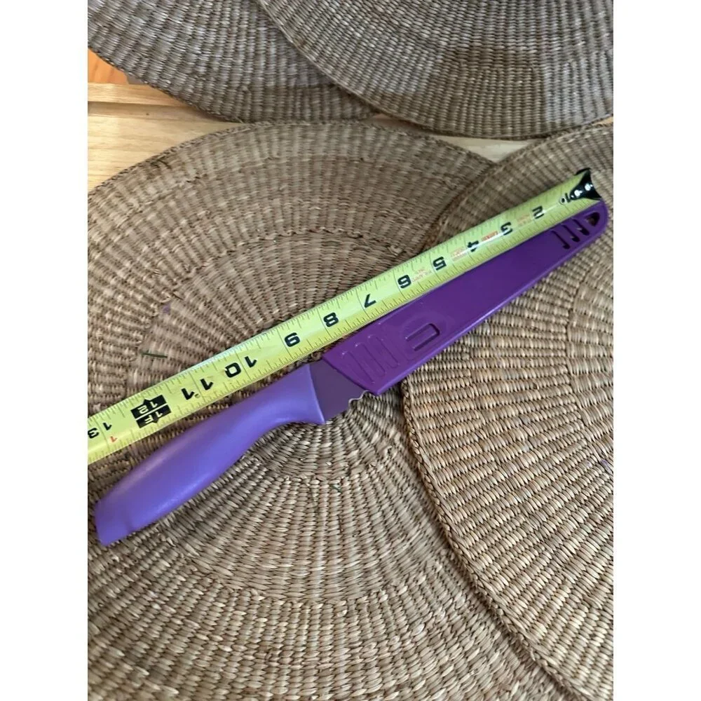 Large purple kitchen knife